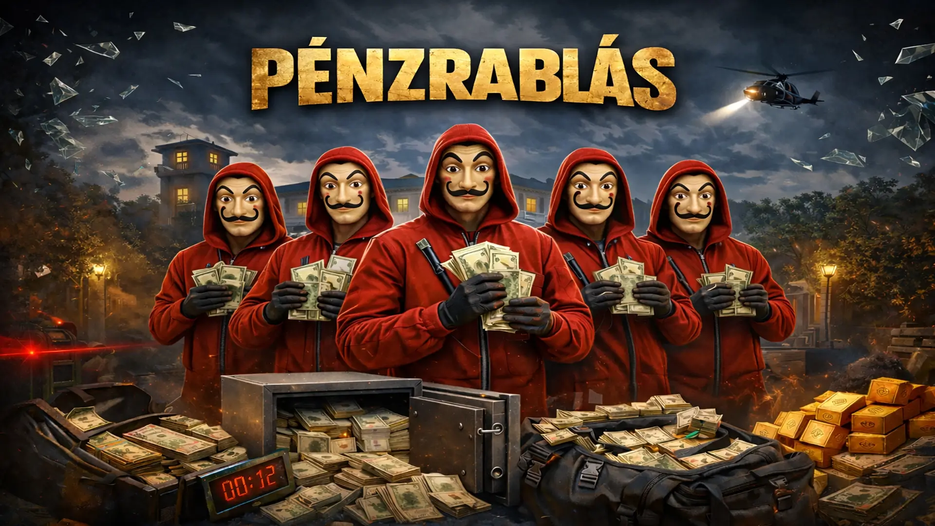 Pénzrablás szabadulószoba